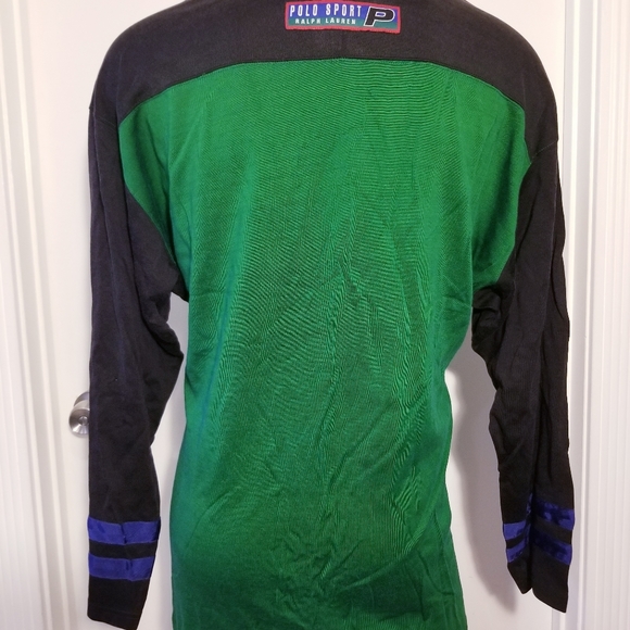 Polo sport ralph lauren multicolor embroidered letters man large stadium crew - Picture 8 of 13